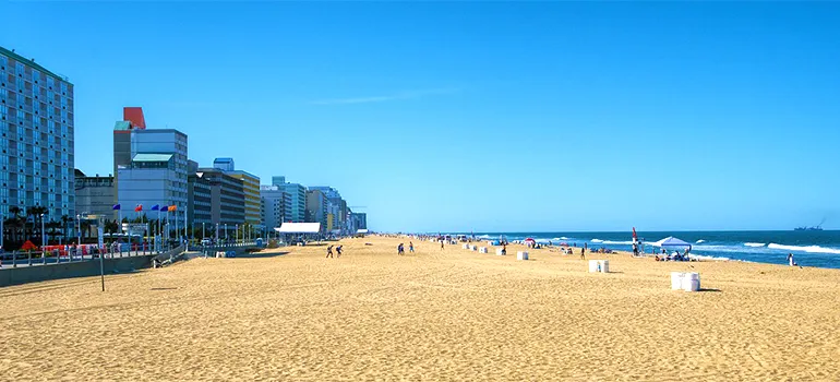 a beach in Virginia
