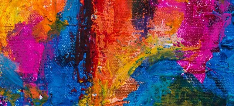 abstract multicolored painting