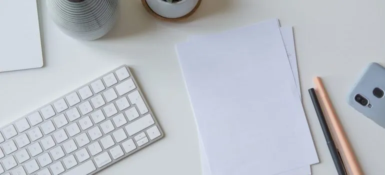 preparing a list before you pack for a North Potomac move
