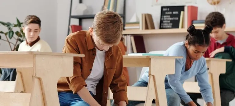 kids in the classroom
