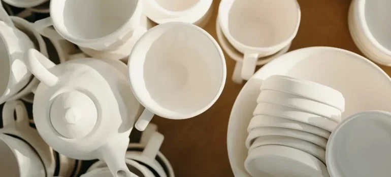 White cups
