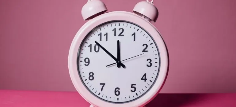 Pink clock