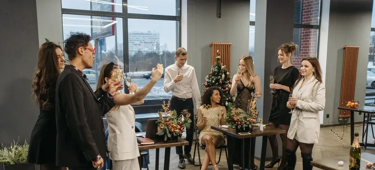 An office party will help employees adapt after moving your office