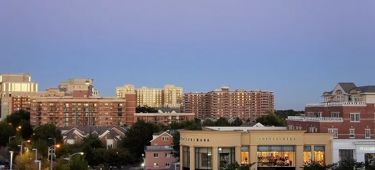 Buildings in Arlington, VA.