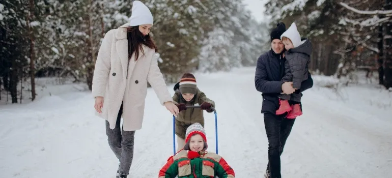 move your happy family during winter save money on your move to Rockville without sacrificing quality