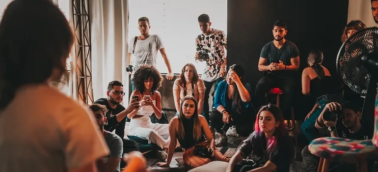 a diverse group of performers