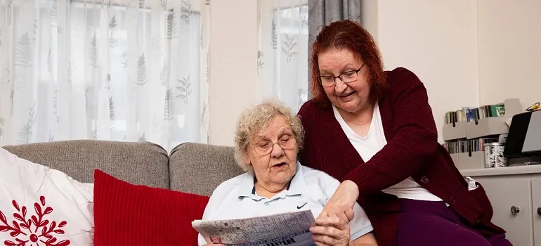 women in one of the best Maryland locations for a peaceful retirement