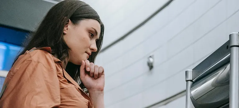 a girl in one of the best Maryland places for DC commuters