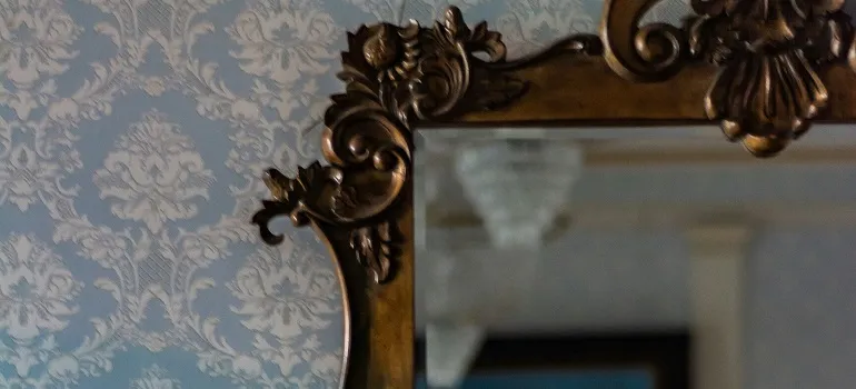 a wall mirror