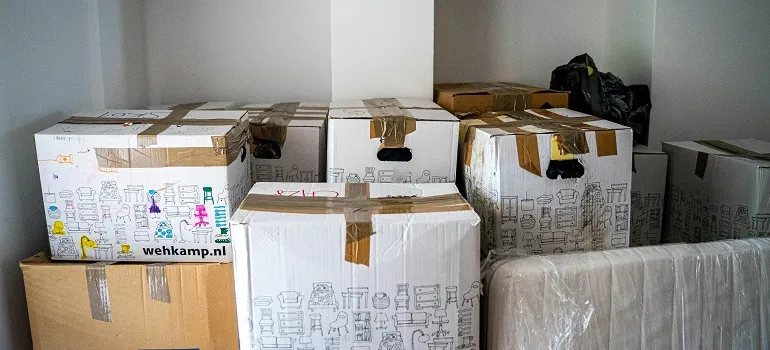 moving boxes from a moving company in Brookeville MD