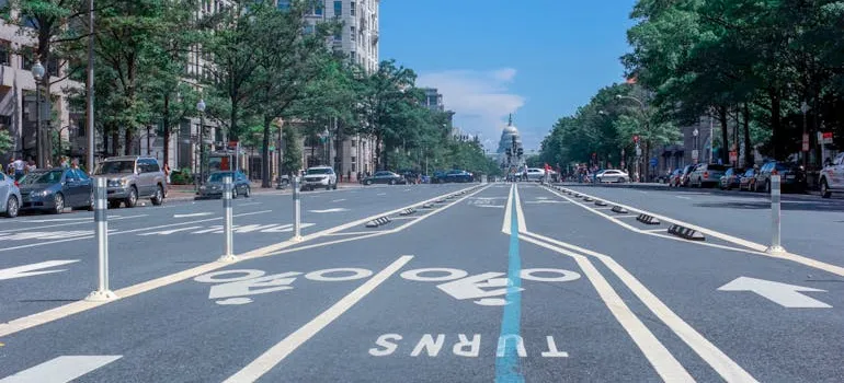 The city center of Washington D.C.