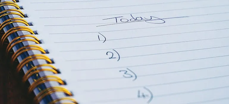 A picture of an empty plan before restaurant equipment moving.